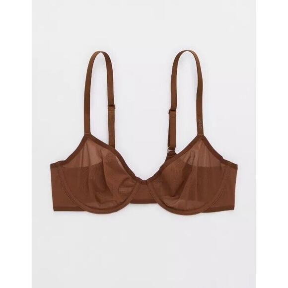 AEIRE Mesh Smoothez Bra's 34 D Balconette unlined underwire 4 Pack - Picture 2 of 5